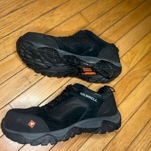 Merrell Men's Moab Onset MID WP CT Construction Boot, Black Size 11